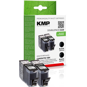 2 KMP C66D schwarz Tintenpatronen ersetzen Canon PGI-5 BK Twinpack 2 KMP C66D schwarz Tintenpatronen ersetzen Canon PGI-5 BK Twinpack