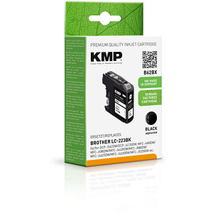 KMP B62BX schwarz Tintenpatrone ersetzt brother LC-223BK KMP B62BX schwarz Tintenpatrone ersetzt brother LC-223BK