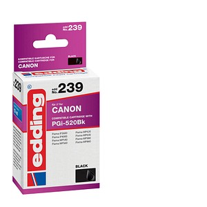 edding EDD-239 schwarz Tintenpatrone ersetzt Canon PGI-520 BK edding EDD-239 schwarz Tintenpatrone ersetzt Canon PGI-520 BK