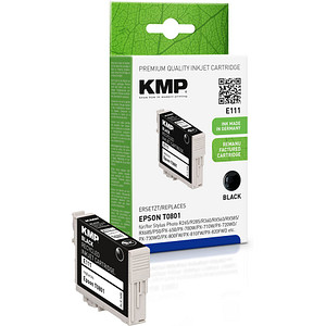 KMP E111 schwarz Tintenpatrone ersetzt EPSON T0801 KMP E111 schwarz Tintenpatrone ersetzt EPSON T0801