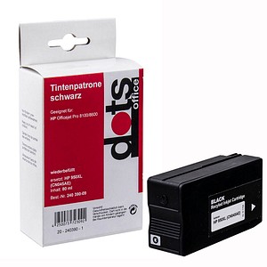 dots schwarz Tintenpatrone ersetzt HP 950XL (CN045AE) dots schwarz Tintenpatrone ersetzt HP 950XL (CN045AE)