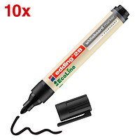 10 edding 28 Ecoline Whiteboard-Marker-Set schwarz 1,5 - 3,0 mm 10 edding 28 Ecoline Whiteboard-Marker-Set schwarz 1,5 - 3,0 mm