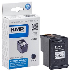 KMP H168BX schwarz Tintenpatrone ersetzt HP 302XL (F6U68AE) KMP H168BX schwarz Tintenpatrone ersetzt HP 302XL (F6U68AE)