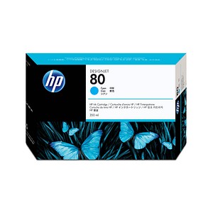 HP 80 (C4846A) cyan Tintenpatrone HP 80 (C4846A) cyan Tintenpatrone