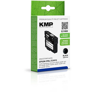 KMP E218BX schwarz Tintenpatrone ersetzt EPSON T2991XL KMP E218BX schwarz Tintenpatrone ersetzt EPSON T2991XL