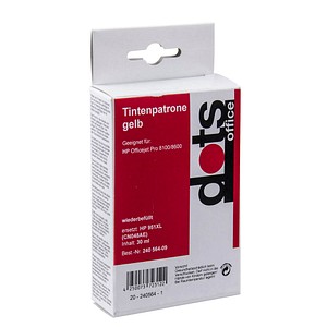 dots gelb Tintenpatrone ersetzt HP 951XL (CN048AE) dots gelb Tintenpatrone ersetzt HP 951XL (CN048AE)