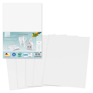 folia Fotokarton weiß 300 g/qm 50 Blatt folia Fotokarton weiß 300 g/qm 50 Blatt