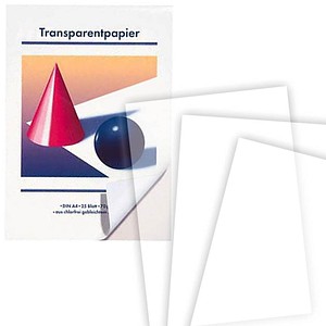 neutral Transparentpapier Kugel und Kegel DIN A4 70 g/qm 1 Block neutral Transparentpapier Kugel und Kegel DIN A4 70 g/qm 1 Block
