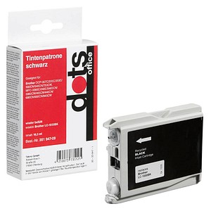 dots schwarz Tintenpatrone ersetzt brother LC-1000BK dots schwarz Tintenpatrone ersetzt brother LC-1000BK