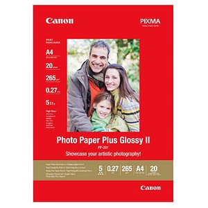 Canon Fotopapier PP-201 DIN A4 hochglänzend 265 g/qm 20 Blatt Canon Fotopapier PP-201 DIN A4 hochglänzend 265 g/qm 20 Blatt