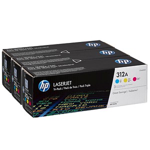 3 HP 312A (CF440AM) cyan, magenta, gelb Tonerkartuschen 3 HP 312A (CF440AM) cyan, magenta, gelb Tonerkartuschen