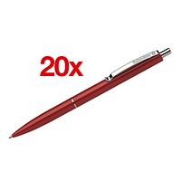 20 Schneider Kugelschreiber K15 rot Schreibfarbe rot 20 Schneider Kugelschreiber K15 rot Schreibfarbe rot