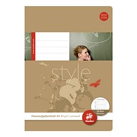 Staufen® Hausaufgabenheft Style Lineatur SL liniert DIN A5 ohne Rand, 48 Blatt