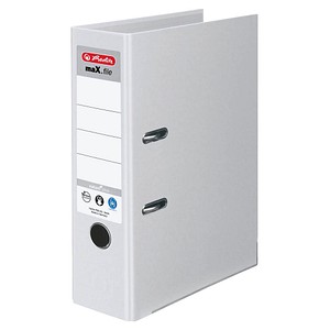 herlitz maX.file nature plus Ordner weiß Karton 8,0 cm DIN A4 herlitz maX.file nature plus Ordner weiß Karton 8,0 cm DIN A4