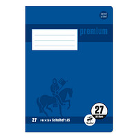 Staufen® Schulheft Premium Lineatur 27 liniert DIN A5 Innen- und Außenrand, 16 Blatt
