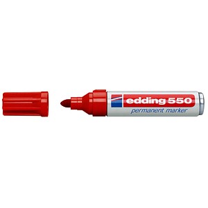 edding 550 Permanentmarker rot 3,0 - 4,0 mm edding 550 Permanentmarker rot 3,0 - 4,0 mm
