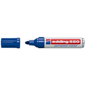 edding 550 Permanentmarker blau 3,0 - 4,0 mm edding 550 Permanentmarker blau 3,0 - 4,0 mm