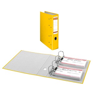 bene Doppelordner gelb Karton 7,5 cm bene Doppelordner gelb Karton 7,5 cm