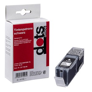 dots schwarz Tintenpatrone ersetzt Canon PGI-550 XL PGBK dots schwarz Tintenpatrone ersetzt Canon PGI-550 XL PGBK