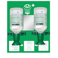 HYGOSTAR Augenspülstation Double 50012 grün Kunststoff