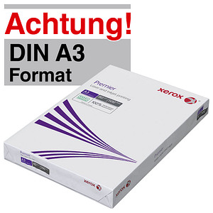 xerox Kopierpapier Premier DIN A3 80 g/qm 500 Blatt xerox Kopierpapier Premier DIN A3 80 g/qm 500 Blatt