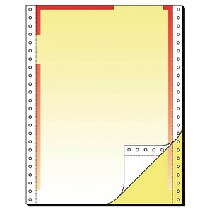 SIGEL Endlospapier A4 hoch 2-fach, 80 g/qm gelb 500 Blatt SIGEL Endlospapier A4 hoch 2-fach, 80 g/qm gelb 500 Blatt