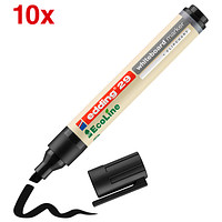 10 edding 29 Ecoline Whiteboard-Marker schwarz 1,0 - 5,0 mm 10 edding 29 Ecoline Whiteboard-Marker schwarz 1,0 - 5,0 mm