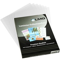 100 LMG Laminierfolien glänzend für A5 100 micron 100 LMG Laminierfolien glänzend für A5 100 micron