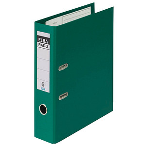 ELBA rado plast Ordner grün Kunststoff 8,0 cm DIN A4 ELBA rado plast Ordner grün Kunststoff 8,0 cm DIN A4