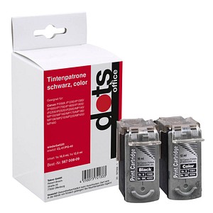 2 dots schwarz, color Tintenpatronen ersetzen Canon PG-40/CL-41 2 dots schwarz, color Tintenpatronen ersetzen Canon PG-40/CL-41