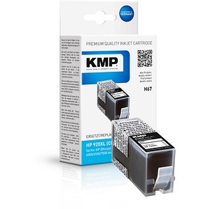 KMP H67 schwarz Tintenpatrone ersetzt HP 920XL (CD975AE) KMP H67 schwarz Tintenpatrone ersetzt HP 920XL (CD975AE)