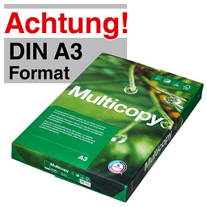Multicopy Kopierpapier ORIGINAL DIN A3 80 g/qm 500 Blatt Multicopy Kopierpapier ORIGINAL DIN A3 80 g/qm 500 Blatt