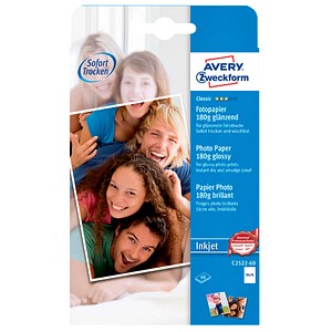 AVERY Zweckform Fotopapier C2522-60 10,0 x 15,0 glänzend 180 g/qm 60 Blatt AVERY Zweckform Fotopapier C2522-60 10,0 x 15,0 glänzend 180 g/qm 60 Blatt