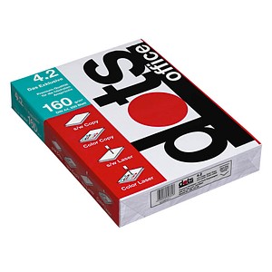 dots Laserpapier office 4.2 DIN A4 160 g/qm 250 Blatt dots Laserpapier office 4.2 DIN A4 160 g/qm 250 Blatt