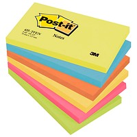 Post-it® Energetic Collection Haftnotizen Standard 655TFEN farbsortiert 6 Blöcke