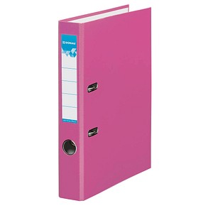 DONAU Klassik Ordner pink Karton 5,0 cm DIN A4 DONAU Klassik Ordner pink Karton 5,0 cm DIN A4