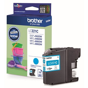 brother LC-221C cyan Tintenpatrone brother LC-221C cyan Tintenpatrone