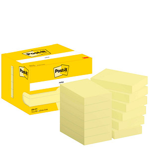 3M Post-it® Haftnotizen Standard 656 gelb 12 Blöcke