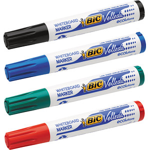 BIC Velleda Liquid Ink Pocket - Schwarz - Blau - Grün - Rot - Mehrfarben - Rund - Rundspitze - Mediu