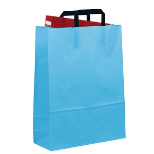 VP GROUP 50 VP Tragetaschen aquamarin 32,0 x 42,0 cm; 1 Pack = 50 St.