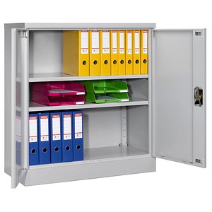 GÜRKAN Stahlschrank 109941 lichtgrau 92,0 x 42,0 x 100,0 cm, zerlegt