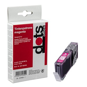 DOTS magenta Druckerpatrone kompatibel zu Canon CLI-551 XL M