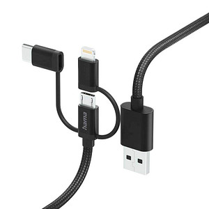 HAMA 00201536 USB Kabel 1,5 m USB 2.0 USB A USB C Schwarz (00201536)