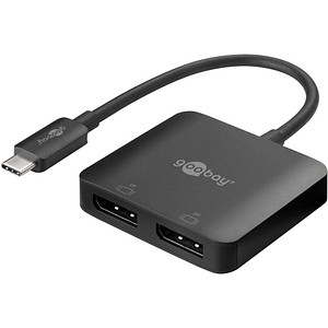 WENTRONIC Goobay USB-C?-Adapter auf 2x DisplayPort (60171)