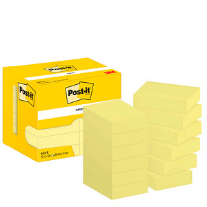 3M Post-it® Haftnotizen Standard 653 gelb 12 Blöcke