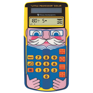 TEXAS INSTRUMENTS Little Professor? Solar Mathetrainer bunt