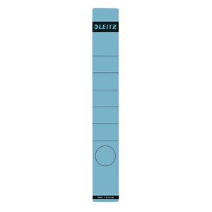 LEITZ Ordnerrücken-Etikett, 39 x 285 mm, lang, schmal, blau passend für LEITZ Standard- und Hartpapp