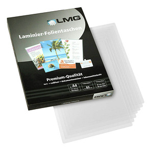 LMG 25 LMG Laminierfolien matt für A4 80 micron; 1 Pack = 25 St.