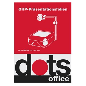 DOTS Laserfolien DOTSOHP125 klar 50 St.; 1 Pack = 50 St.