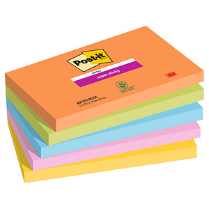 3M Post-it® Super Sticky Notes Bangkok Collection Haftnotizen extrastark farbsortier